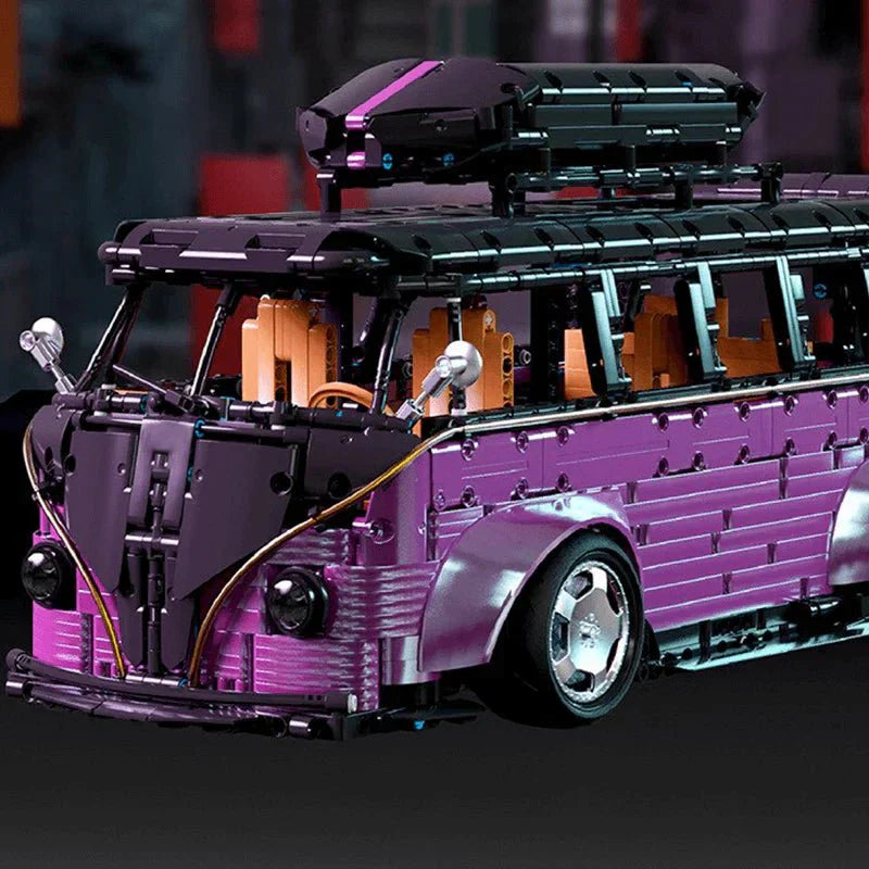 Stanced VW Retro Camper Van | 3298pcs