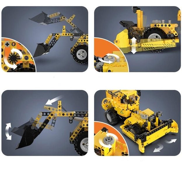 Wheel Loader Bulldozer Combo | 693pcs