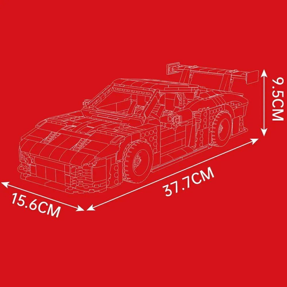 Widebody 911 GT2 Rs Track Racer | 1717pcs