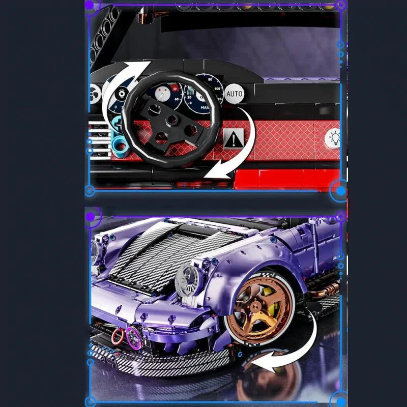 Widebody 911 Retro Street Coupe | 4190pcs