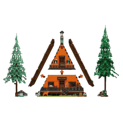 Wooden Cabin In The Woods | 3397pcs