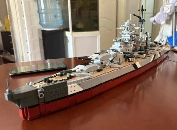 WW2 KMS Bismarck Battleship | 1849pcs
