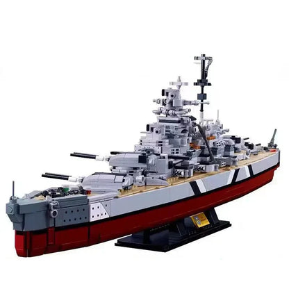 WW2 KMS Bismarck Battleship | 1849pcs