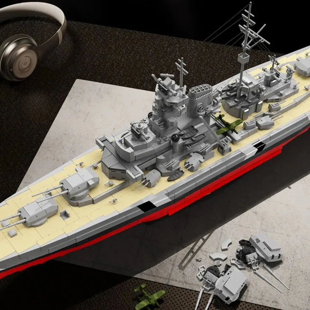 WWII Battleship 1940 | 2686pcs