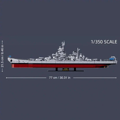 WWII Battleship 1945 | 1739pcs