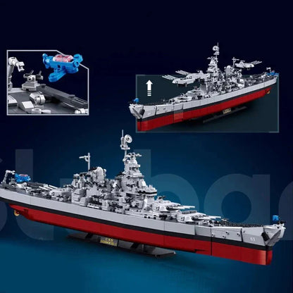 WWII Battleship 1945 | 1739pcs