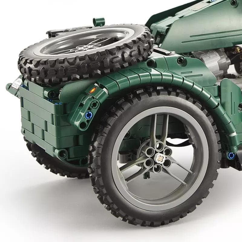 WWII Military Motorcycle | 629pcs