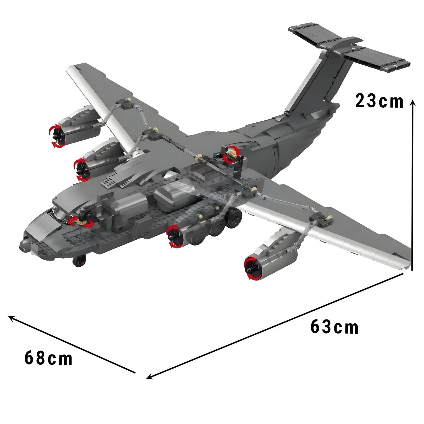 Y-20 Special Military Aircraft | 2202pcs